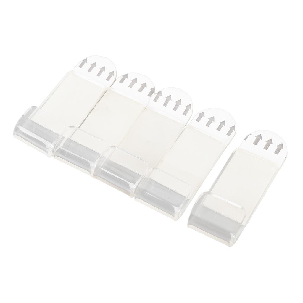 18 Pcs Vinyl Record Wall Mount Self Adhesive Clear Vinyl Display Shelf No Drill Vinyl Storage Shelves for Album Covers Display