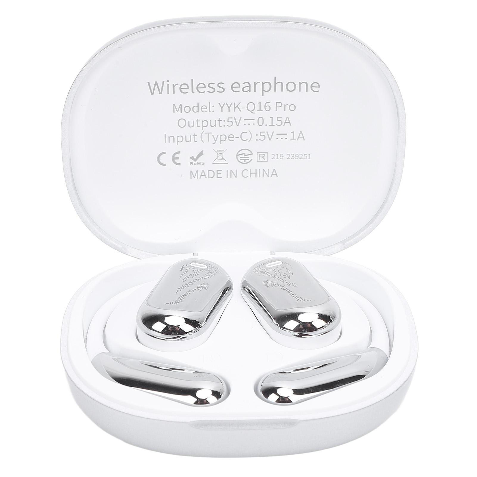 

Сенсорный ЖК-экран 3 в 1 Наушники-переводчики с Bluetooth 5.4 и приложением IPX6 Водонепроницаемость AI серебряный