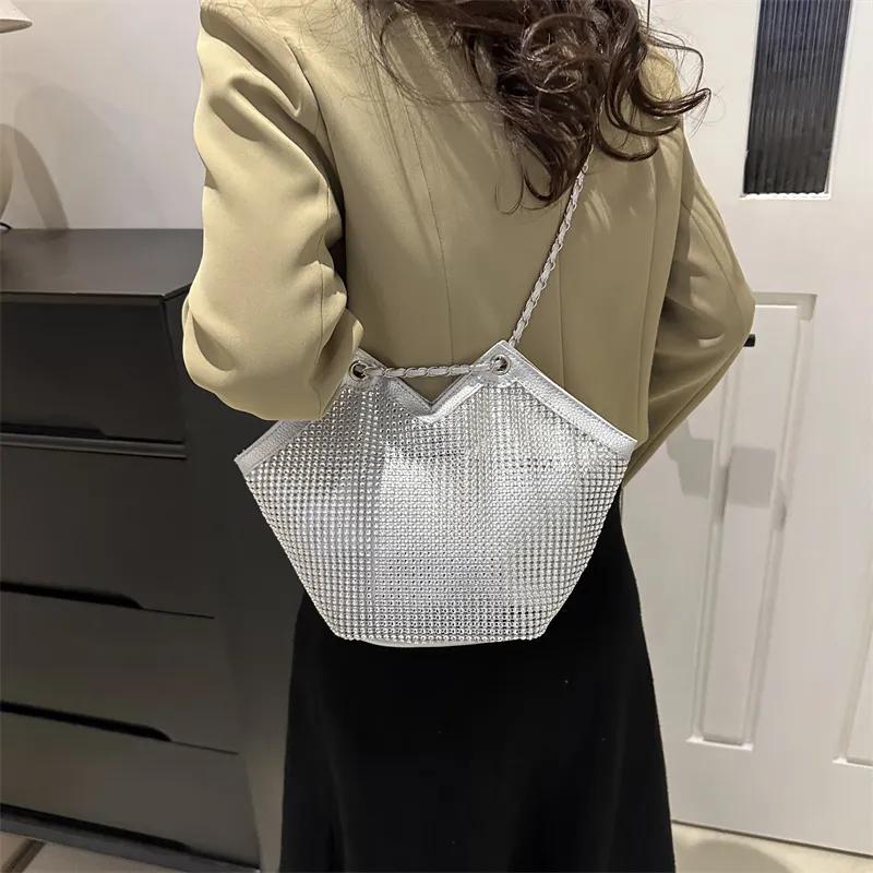 WTEMPO Elegant Large Capacity Soft Single Shoulder Bags Women Casual Versatile Shopping Crossbody Bags