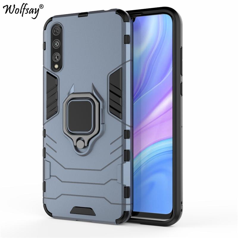 For Huawei Y8p Case Huawei Y8p AQM-LX1 Goyar Armor Magnetic Suction Stand Shockproof Full Edge Cover For Huawei Y8p Y7p Y9S 2020