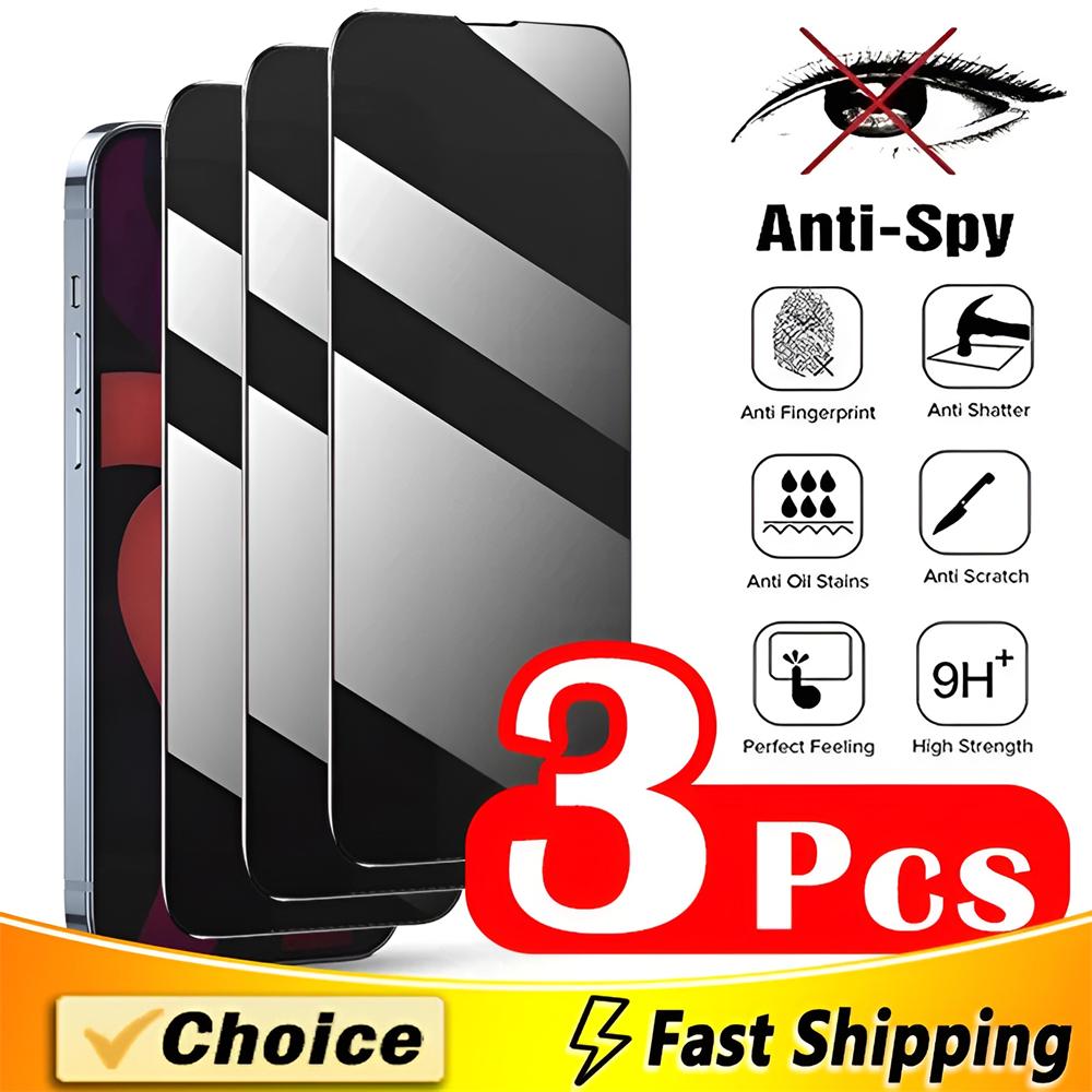 3-5PCS Diamond Glass For iPhone 15 14 13 12 11 PRO MAX No Border Screen Protectors For iPhone XS Max XR 7 8 Plus Tempered Glass
