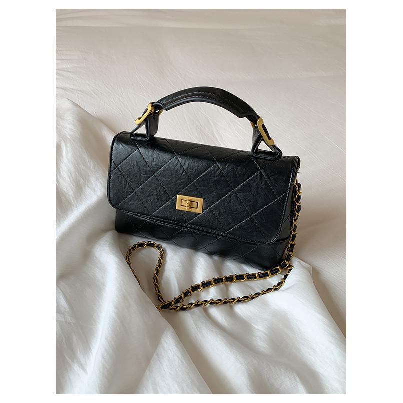 IELGY Ladies Messenger Bag Diamond Chain Summer Shoulder Small Square Bag