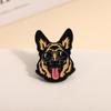 Cool Dogs Enamel Pins German Shepherd Golden Retriever Husky Brooches Lapel Badge Jewelry Gift for Dog Parent Friends
