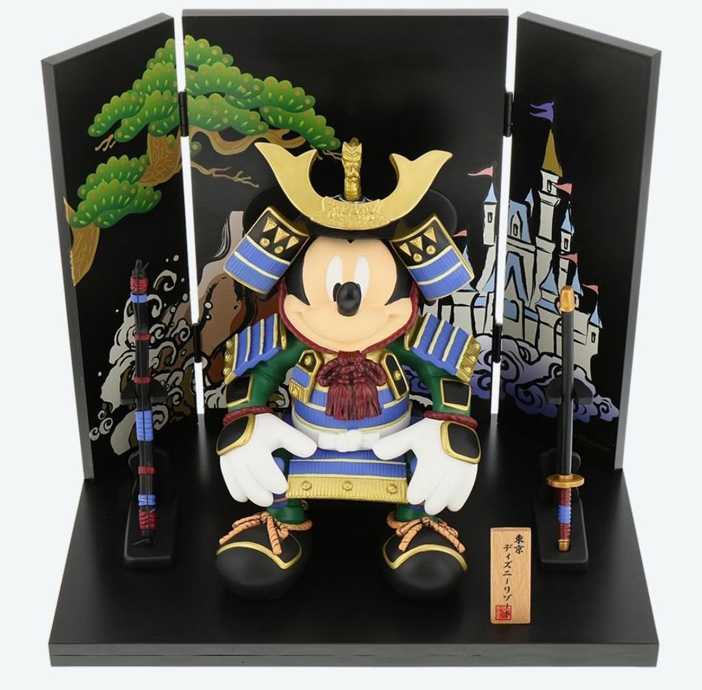 Mickey Mouse May Doll (Large) Children's Day Boy's Day Kabuto Helmet Tokyo Disney Resort Exclusive