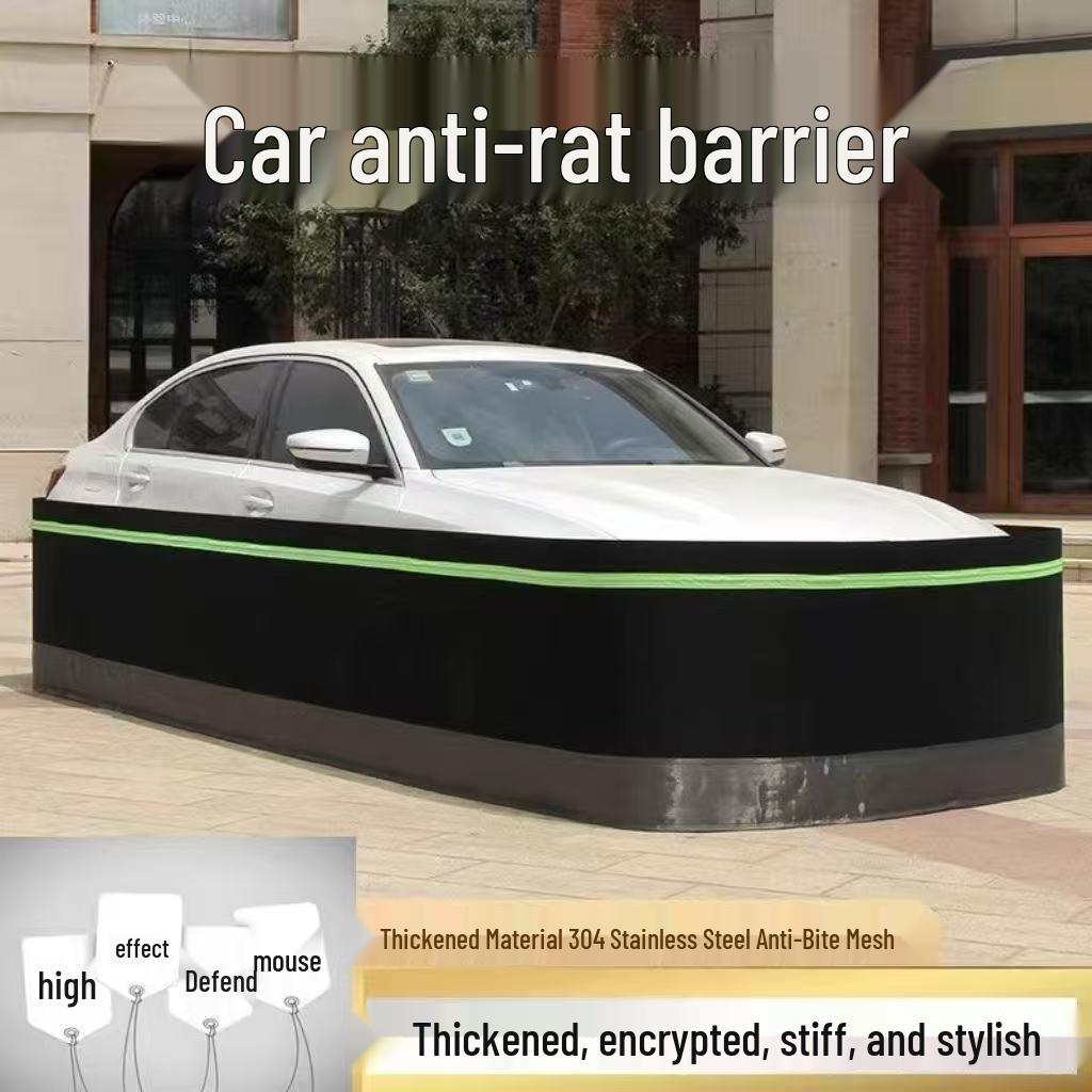 

Car Rodent & Scratch Protection Net: Prevents Rodent Entry and Pet Scratches in Engine Compartment with Full Coverage. 80cm x 1.5m