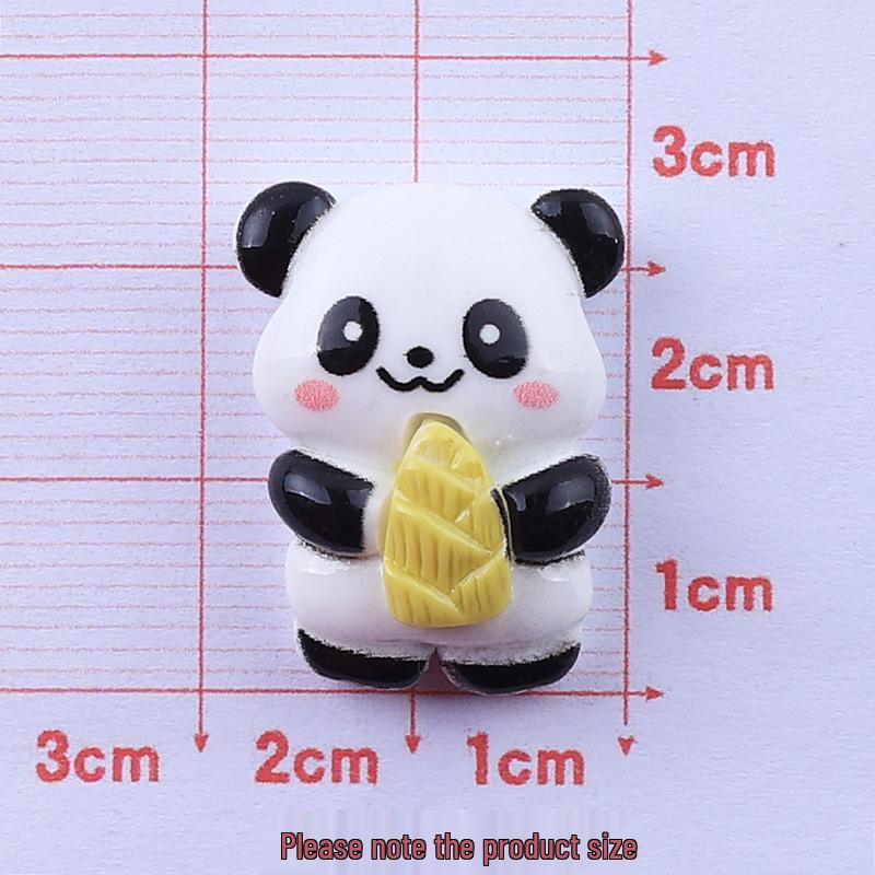 Cute Red Panda Cartoon DIY Jewelry  Crocs Charms Resin Pack