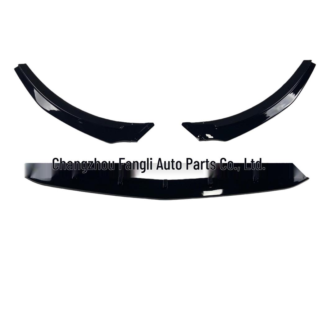 Mercedes-Benz CLA W117 Sport Front Splitter (2017-2019), Glossy Black Carbon Fiber, Three-Section Design