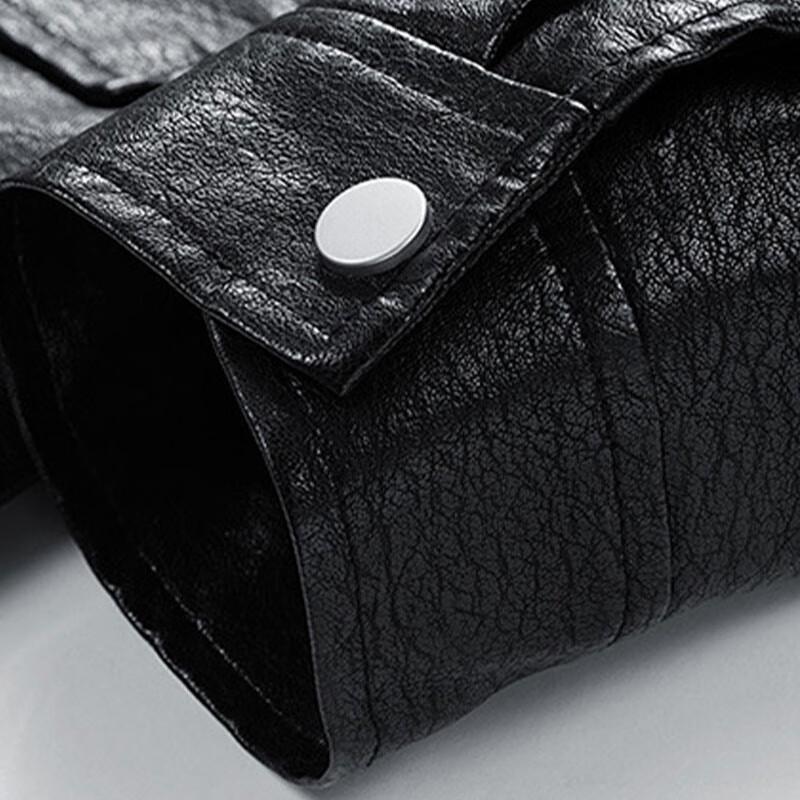 ROMON Men's Business Casual Fleece-Lined Jacket