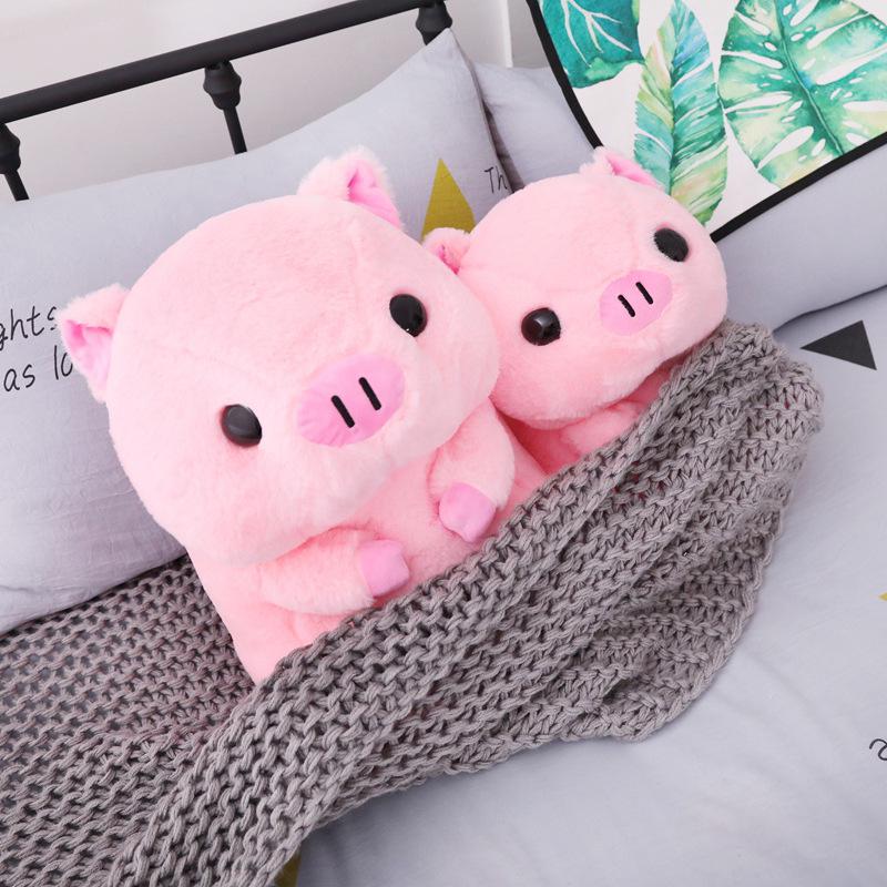 Lucky Pig Plush Toy - Cute Big Head Cushion for Girls, Gift for Holidays & Claw Machine Fun