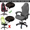1Pc Jacquard Chair Cover Solid Color Soft Elasticity Polar Armchair Slipcover Computer Seat Stretch Rotating Lift Gaming