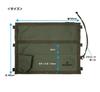 DUCKNOT Chair Back Pocket Canvas Hanging Organizer Wall Pocket Seat Back Pocket Storage Pocket Made In Japan (Khaki)