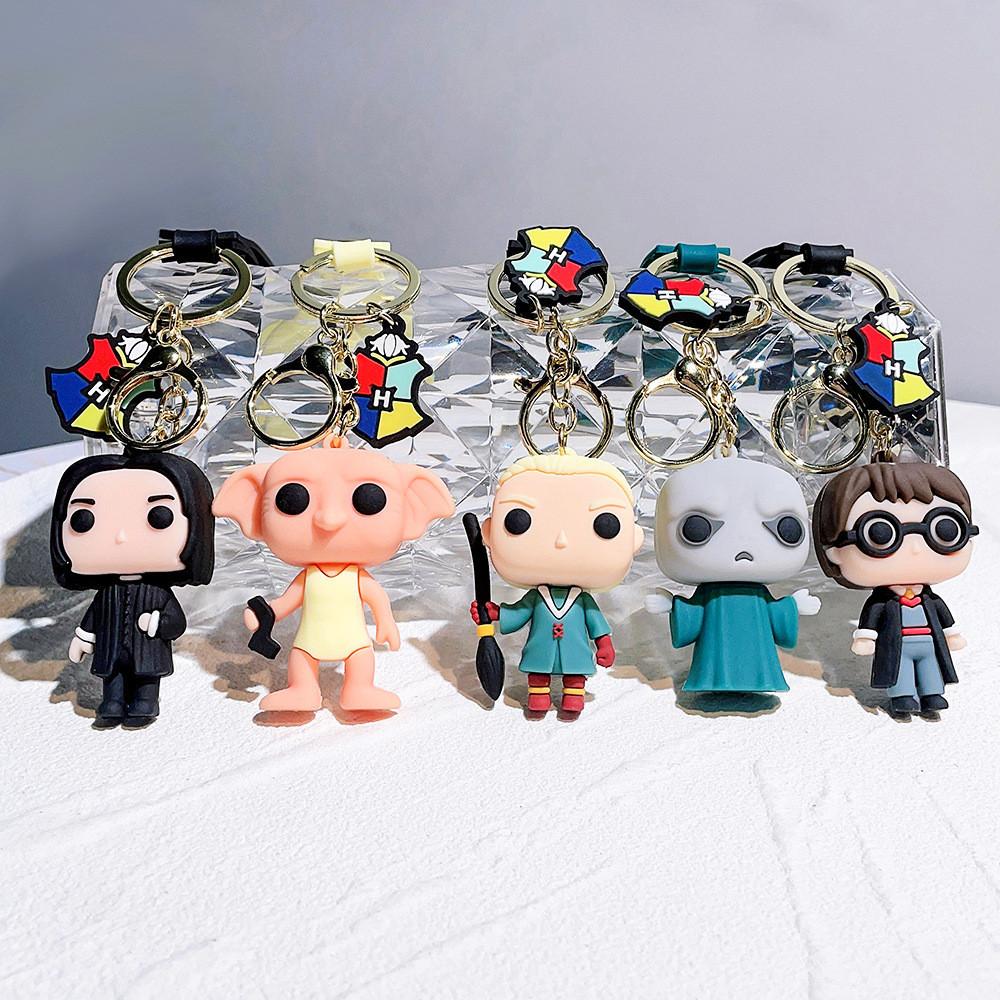 Charming Harry Potter Keychain Adorable Ron Hermione Voldemort Figurines