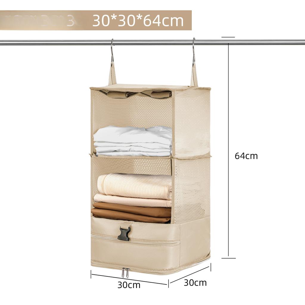 Foldable Travel Storage Bags Hanging Luggage Organizer Multifunctional Storage Bag Travel Clothes Storage Organizer