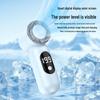 T55 Portable Mini Fan: 199-Speed High-Speed USB Rechargeable Handheld Electric Fan with Digital Display