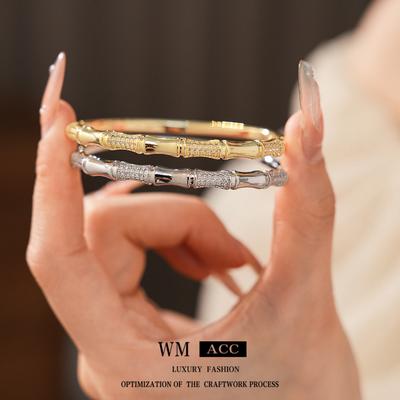 Brățară Versatilă Exquisită Stil Chinezesc Lumină Lux High-end Modă Cataramă Bambus