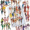 50Pcs/Set Retro Pop Girls PET Stickers Waterproof DIY Fashion Doodle Decals Stickers