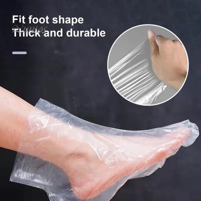100Pcs Disposable Foot Spa Masque Booties Isolation Sleeve for Prevent Dirt & Infection Foot Paraffin Wax Treatment Bath Liner for Foot Spa Pedicure