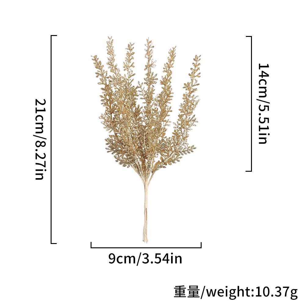 1/2 Stück Künstlicher Pflanzenstrauß 21CM Kunstpflanze für Heimdeko Partyzubehör Hochzeitsdekoration Weihnachtsschmuck Zubehör