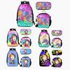 Afor Adley School Backpack Set For Kids Large Size 20-35l Capacity Zipper Closure