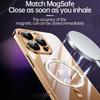 Plating Camera Lens Protector Magnetic Case For iPhone 16 17 Air 15 14 13 12 11 Pro Max Funda For Magsafe Wireless Charger Cover