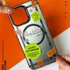 Fashion Label Magnetic Frosted Phone Case Compatible and Suitable for iPhone15 14 13 12 11promax Xsmax Xr 7 8plus
