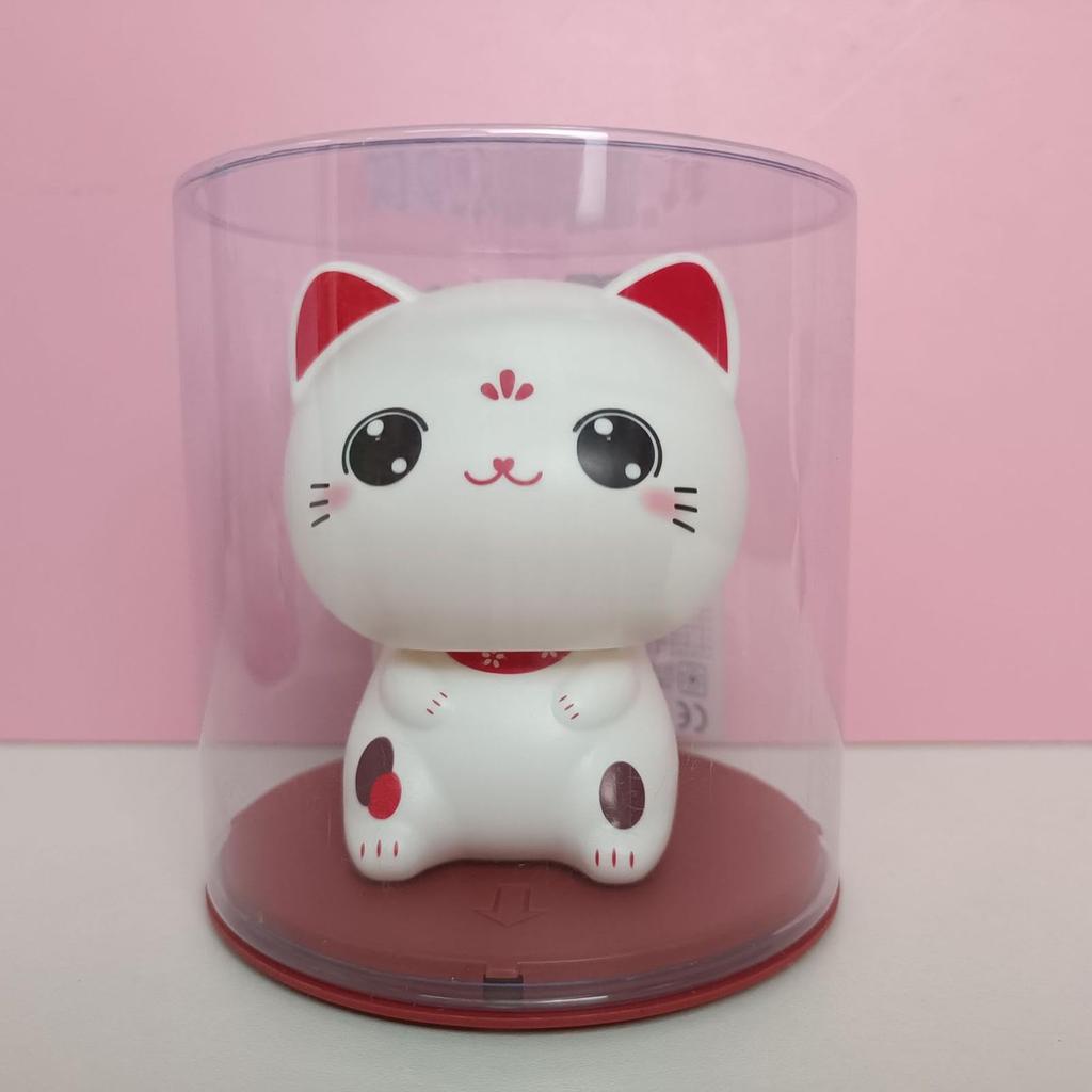 Mdikawe Car Oscillating Toy, Dancing Cat Figurine | Cute Swing Solar Car Toys,Adorable Swing