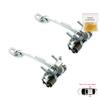 EDP226-1 2 Pieces Rear Left AND Right Door Catch Hinge Brake Stop Check Strap Limiter for Citroen C3 MK1 MK2 2002-2016 9181.L9