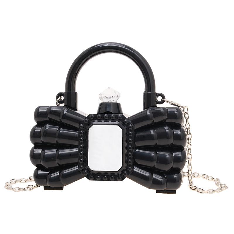 

Новые сумки из желе, женские сумки через плечо из ПВХ, модные милые сумки с цепочкой и бантом, трендовые универсальные мини-сумки для помады, сумки через плечо