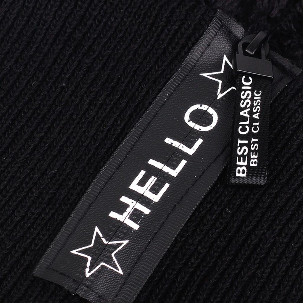 Unisex Ski Beanie Hat Face Protection Thick and Warm Knitted Hat Autumn Winter Outdoor Leisure Hats Travel Accessories for Women Men