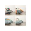 4 Pieces Double Sided Printed Cushion Cover Set