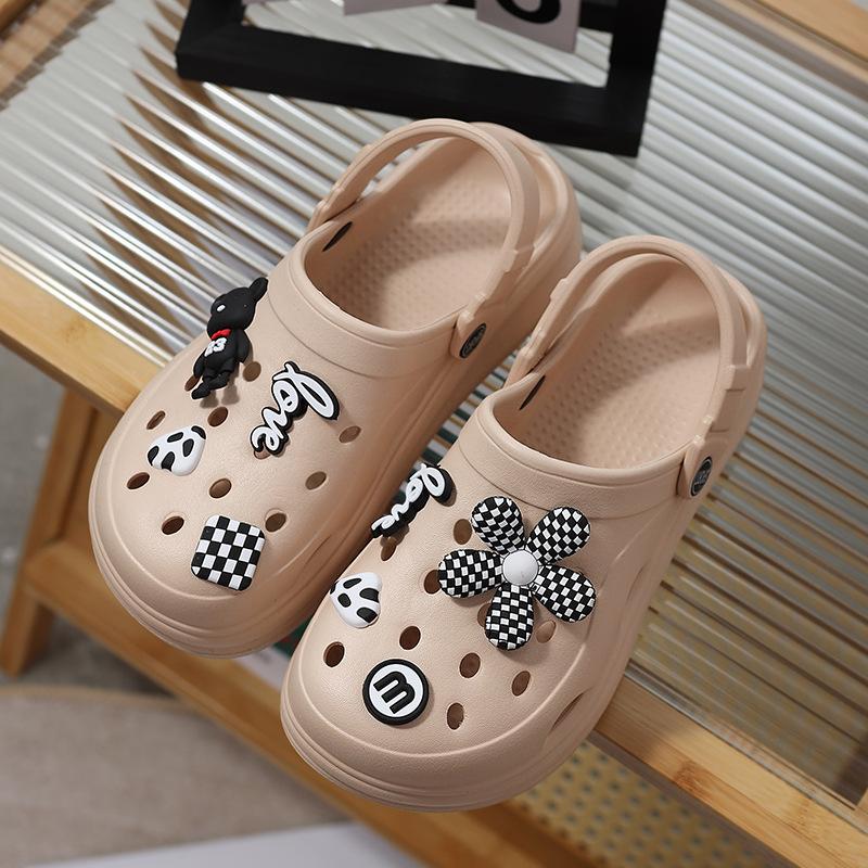 Women Slide Shoes Garden Shoes Stylish Sandal Shoes Beach Orginal High Quality Soft Bedroom Outside Lightweight Slides Summertime Non Slip