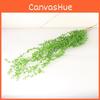 Rowleyanus Faux Senecio Wall Hanging Basket Decoration Plastic Flower Vine