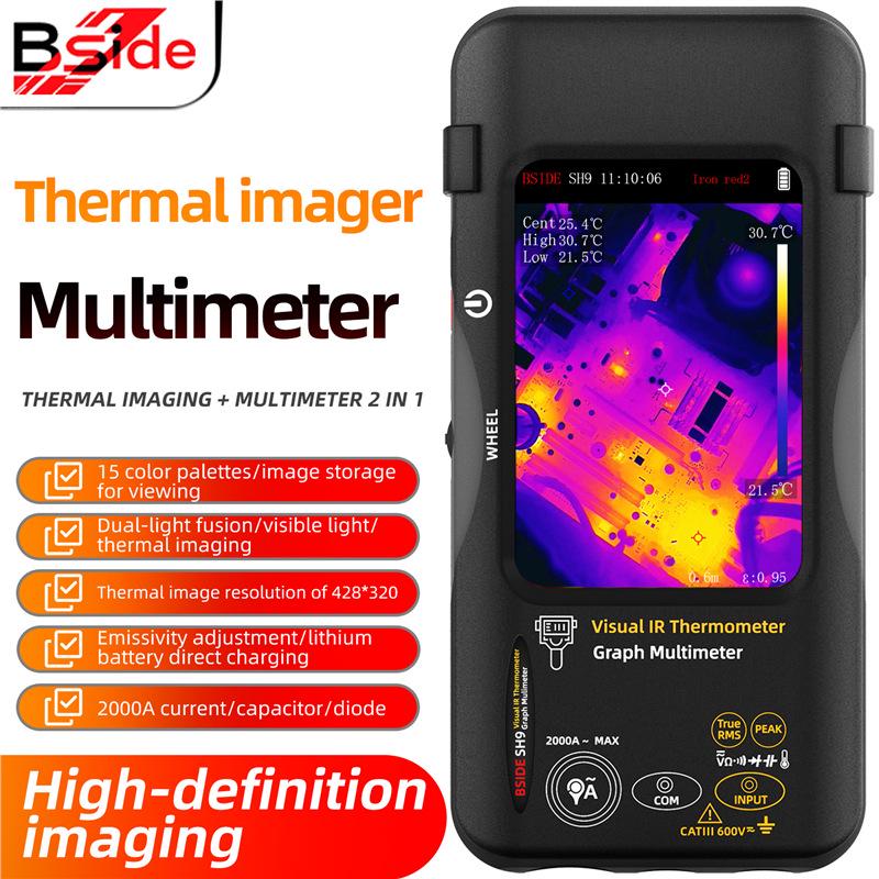 In-Stock HD Infrared Thermal Imaging Multimeter - Multifunctional High-Precision Electrician Tool for Power Maintenance