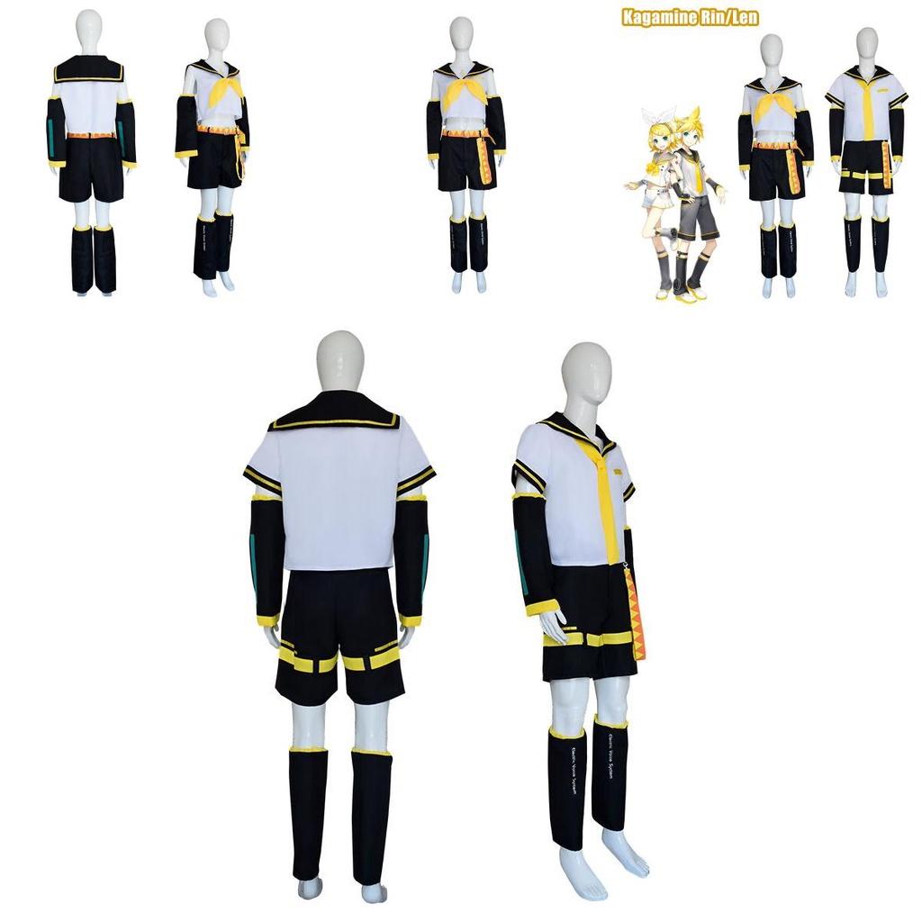 High-quality Kagamine Rin/len Cosplay Costume Outfit For Comic Con And Role Play