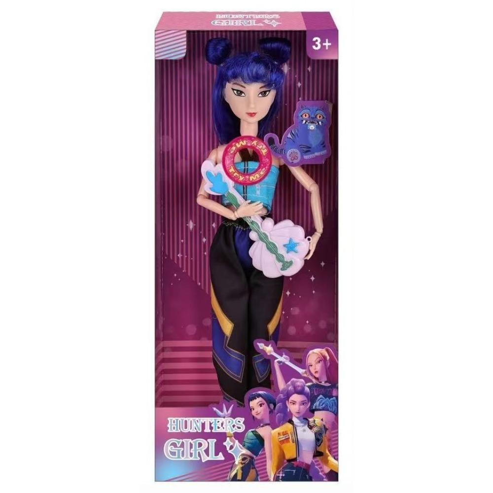 Com Acessórios de Instrumentos Musicais, Música Tema Canção 11,5 Polegadas Sólido K-POP Caça às Bruxas Grupo Feminino 11 Articulações Boneca de Brinquedo