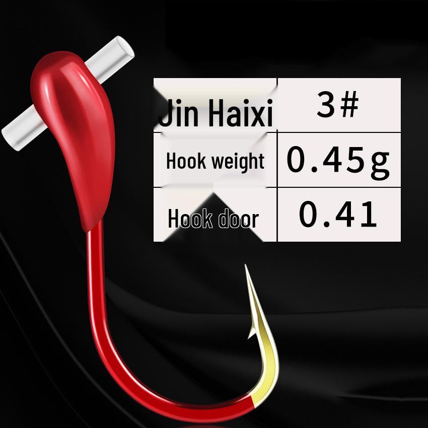 Handmade Seven-Star Izu Barbed Fishing Hooks with 45-Degree Oblique Piercing for Wild Fishing, Full Set.