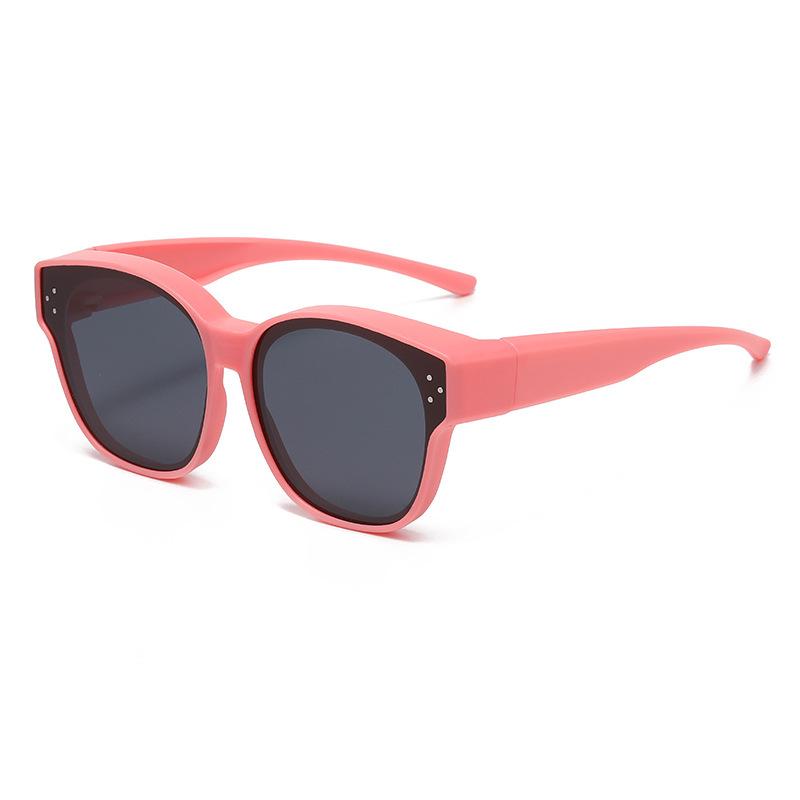 Dziecięce spolaryzowane okulary przeciwsłoneczne nakładane na okulary korekcyjne - Wiatrochronna ochrona oczu dla nastolatków