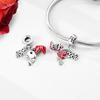 New In Copper Charm Pendants Bead Fits Genuine Bracelets Necklaces DoItYourself Woman Jewellery Gifts For Women Friend