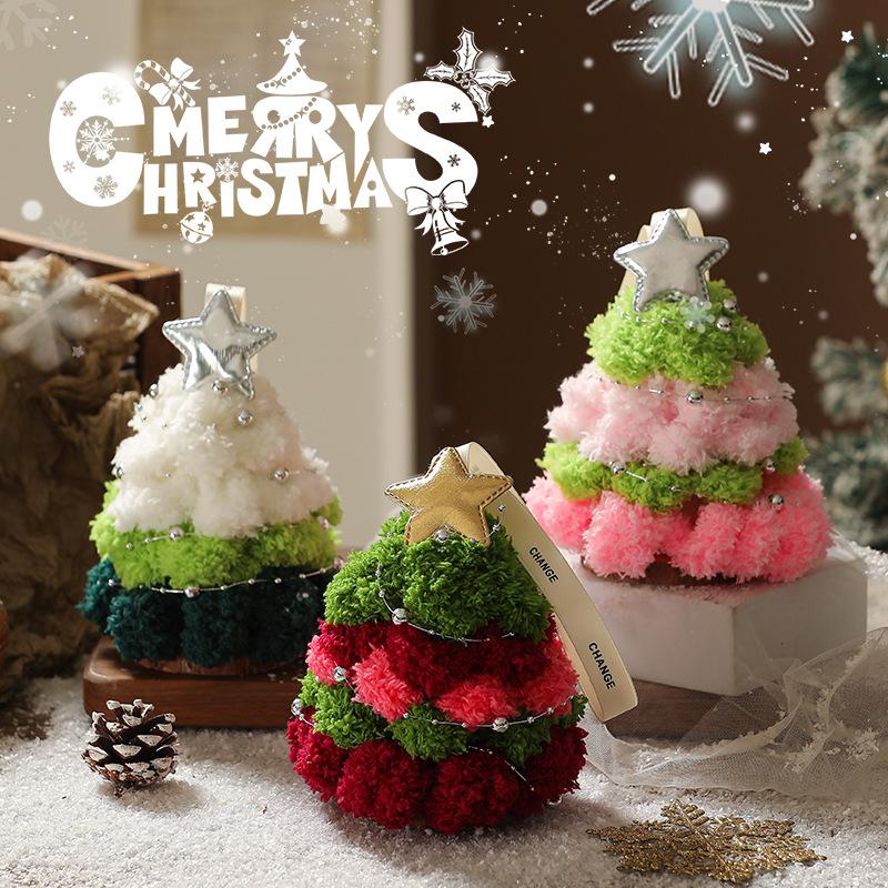 Christmas Tree Car Hanging Christmas Decorations Pendant Atmosphere Scene Layout Small Door Hanging Ornaments New Dress Up