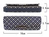 Inden H Glasses Hard Navy Blue Deerskin with White Shippo Pattern [Inden-ya] Case, Type, 4206, Lacquer,