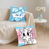 Cartoon F-Furry F-fandom Cushion Cover Comfortable Reversible Pillow Cover Ideal for Car Sofa Bedroom & Beyond