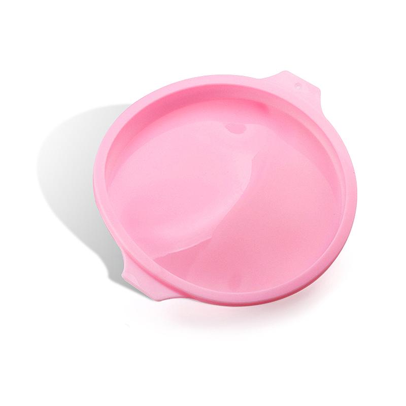 FAIS DU Silicone Cake Pan 4/6/8inch Round Cake Layer Set Silicone Bakeware Mold for Baking Tools Rainbow Cake and Mousse 4 inch