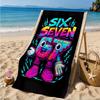 Weltraumabenteuer mit Six Seven 67 Strandtuch, Schnelltrocknend, Pflegeleicht, Geeignet für Fitness und Strandurlaub, Sport-Essential