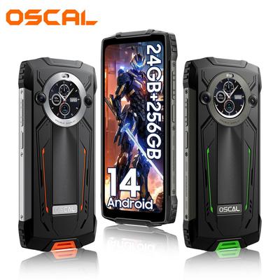 Blackview OSCAL PILOT 2 Rugged Smartphone Helio G99 6,5'' 120Hz 8GB 256GB Κινητό τηλέφωνο με Διπλούς φακούς LED 8800mAh