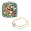 Bamboo Wood Square Embroidery Hoop Set Square Shape Cross Stitch Hoop  Home Handcraft