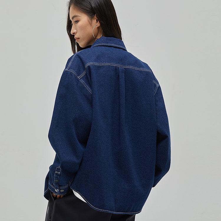 UNDEFEATED SS25 Shirts Unisex Lapel Moderate Denim UC51GLT02M