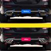 For Mercedes Benz A/B/GLE/GLC/E Class Car Rear Exhaust Tail Pipe Cover Trim Accessories Stainless Steel