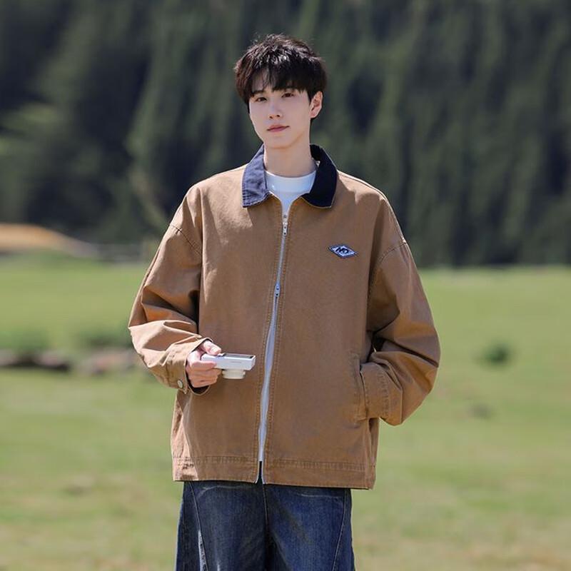 Men's American Retro Workwear Jacket