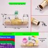 Brass Pagoda Water Pipe Ball Valve (6-19mm) with Hose Switch