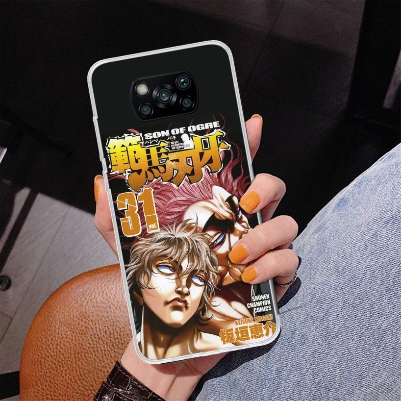 Baki the Grappler Original Anime Phone Case For Xiaomi Poco X7 X6 X5 Pro F7 Ultra Redmi 15C 15 13C 13 12C 12 10 10A 10C 9 9A 9C